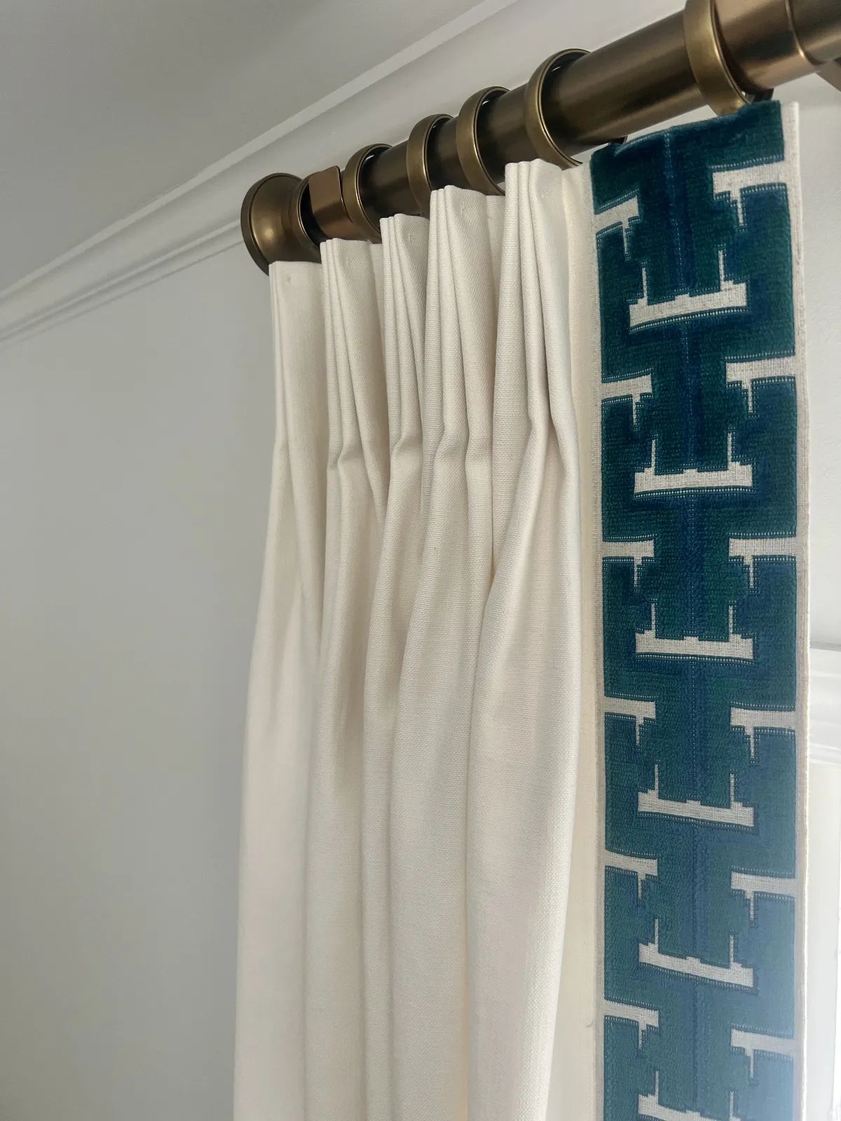 A dramatic new home and space,  calls for dramatic Drapery