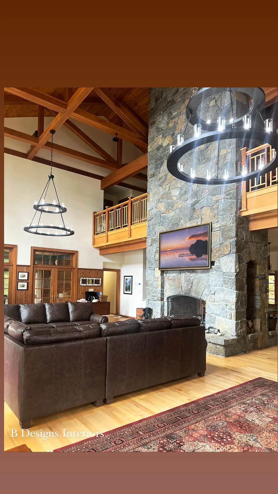Lake George Dream House; The Great room