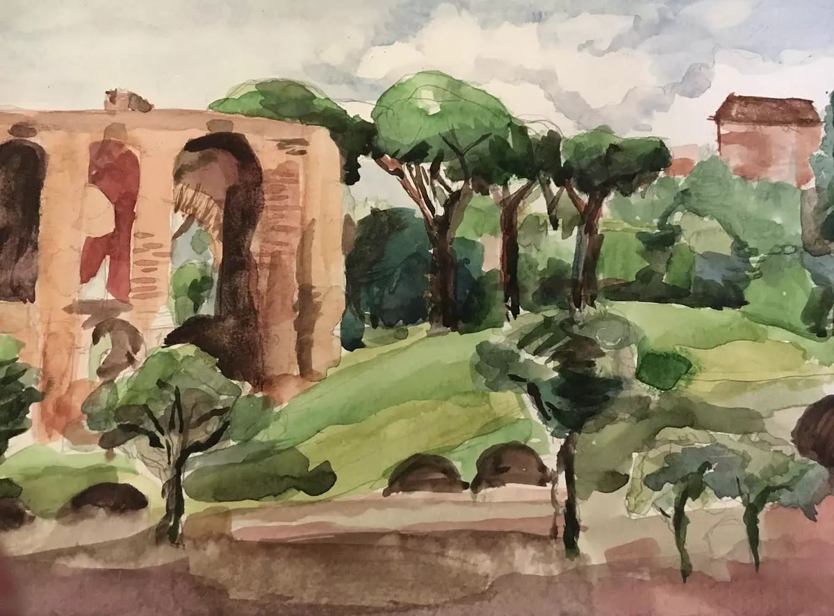 View of the Capitoline Hill Rome