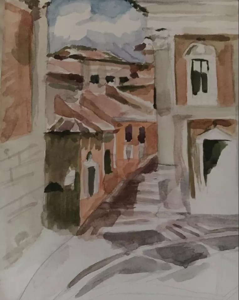 Passage off of the Campidoglio, Rome