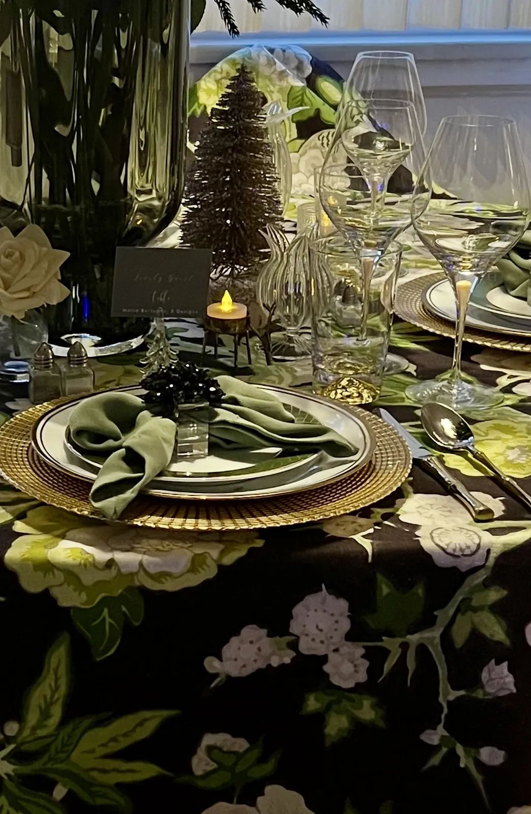 Dining place settings are more interesting when we mix and match 