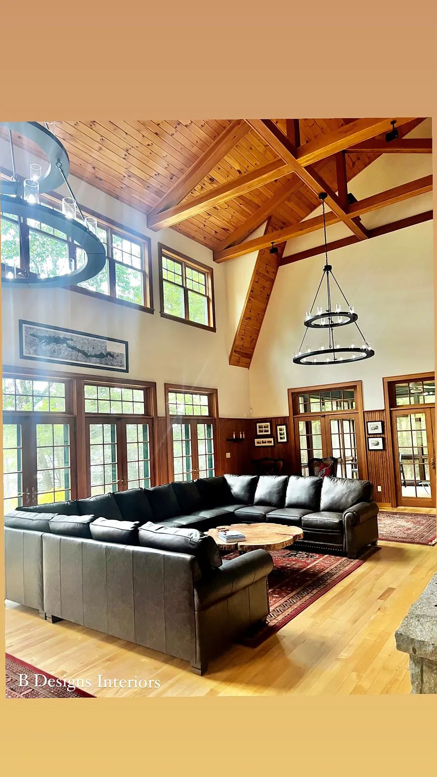 Lake George Dream House; The Great room Image 1