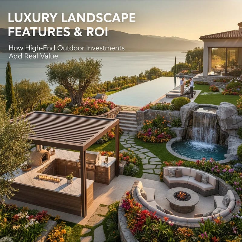Luxury Landscape Features & ROI: How High-End Outdoor Investments Add Real Value