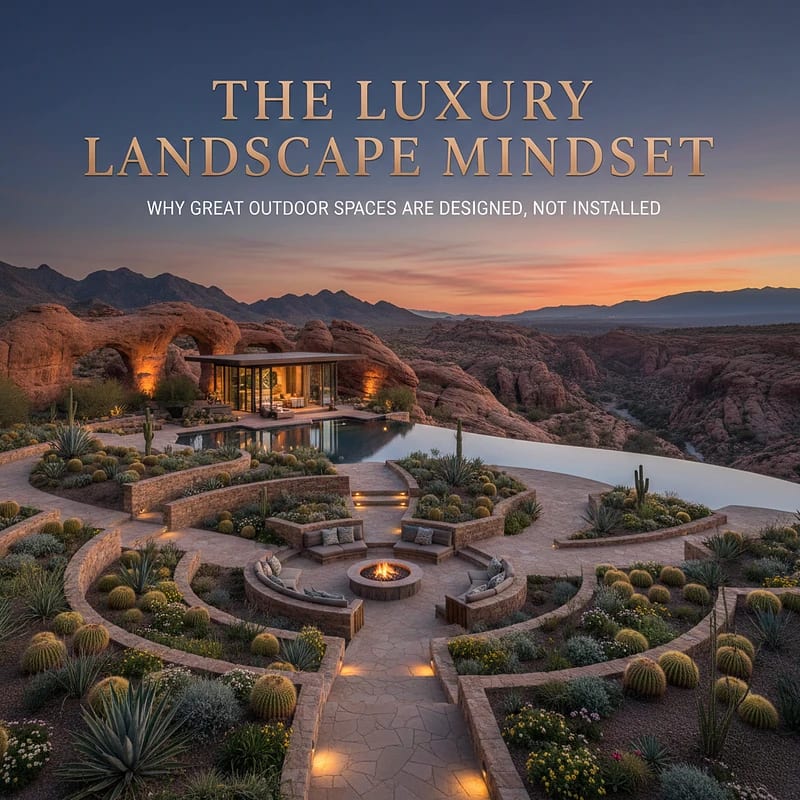 The Luxury Landscape Mindset: Why Great Outdoor Spaces Are Designed, Not Installed