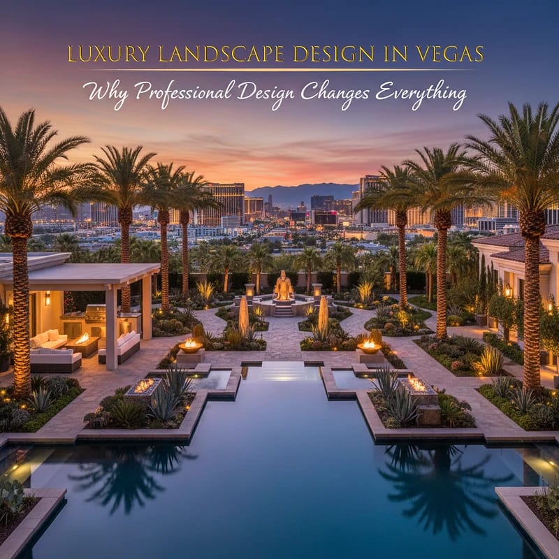 Luxury Landscape Design in Las Vegas: Why Professional Design Changes Everything