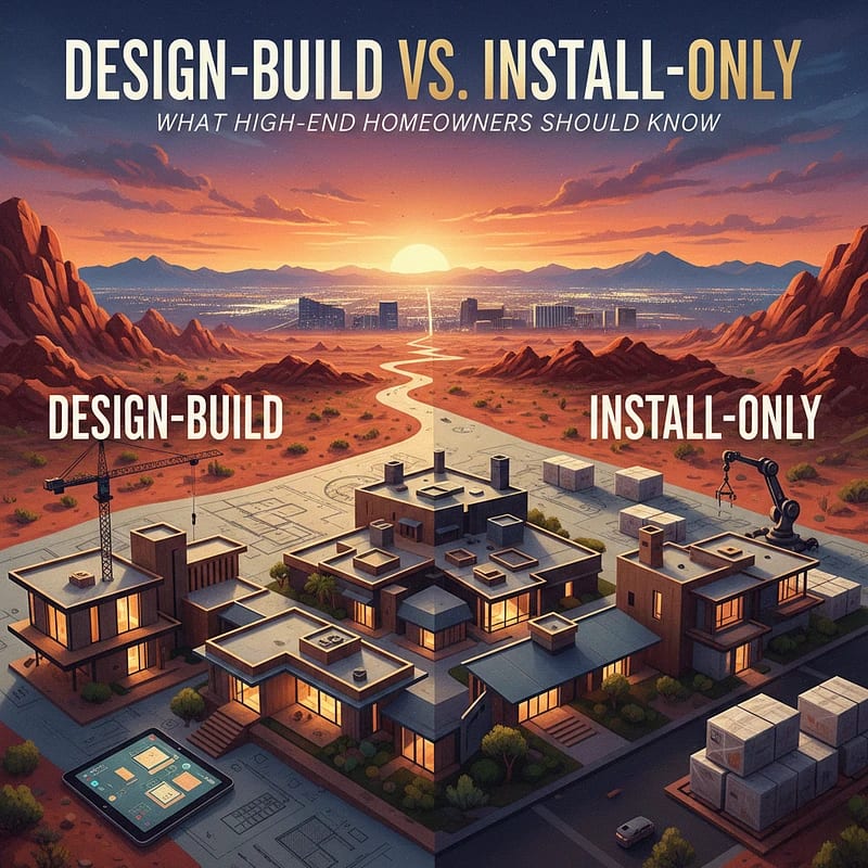 Design-Build vs. Install-Only: What High-End Homeowners Should Know