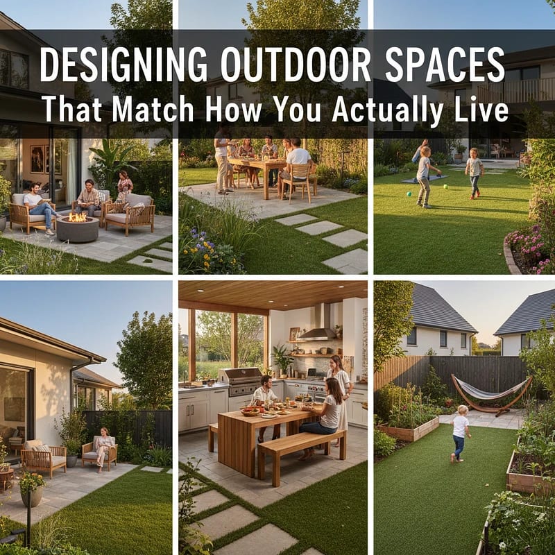Designing Outdoor Spaces That Match How You Actually Live