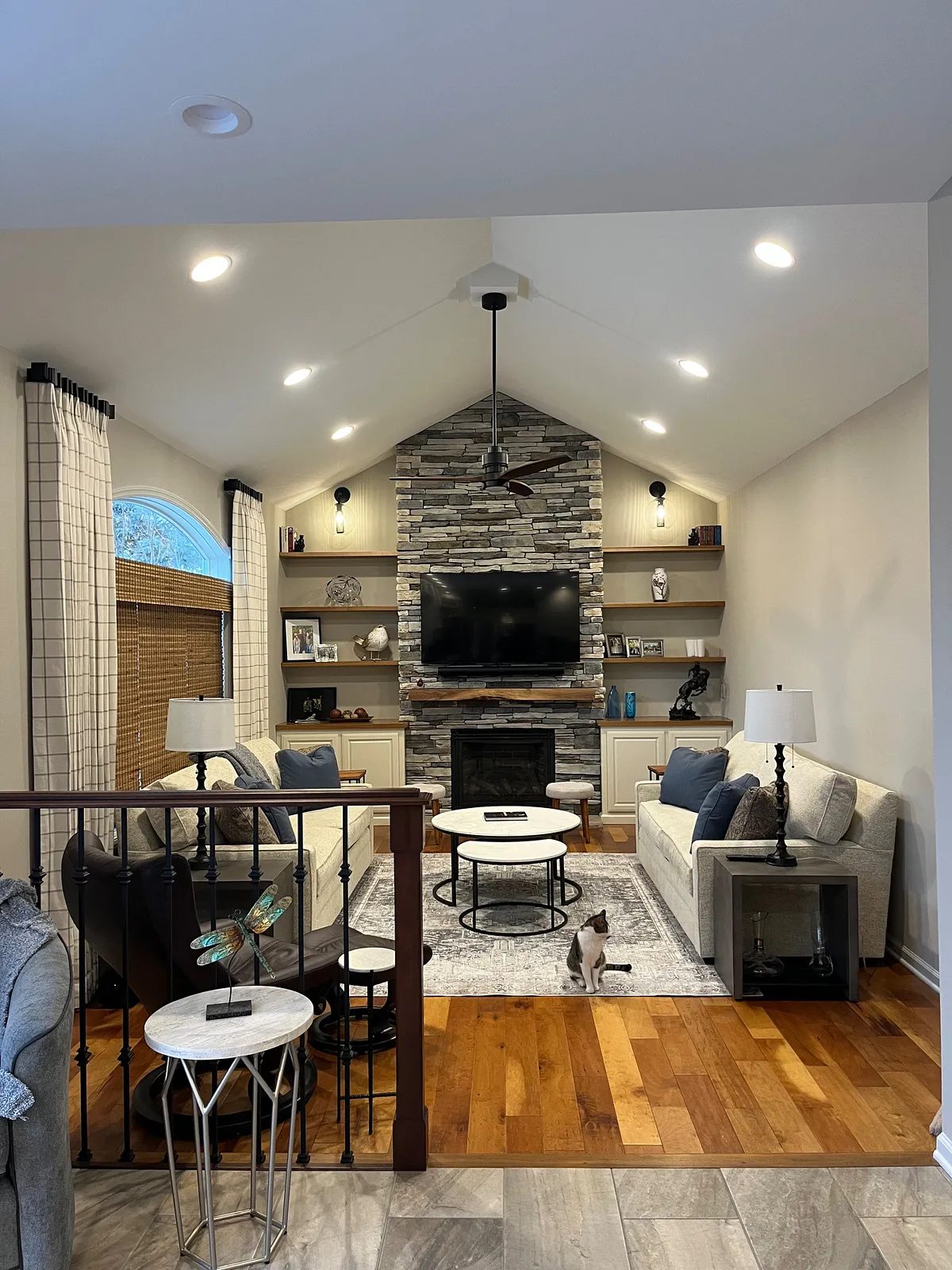 and in the blink of an eye voila', furnished and styled!