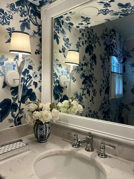 Loudonville Powder Room-iconic glow up 